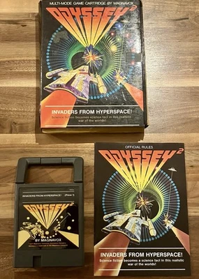 Odyssey 2 Invaders From Hyperspace Complete CIB Tested Works 1979 Magnavox - Image 1 of 4