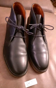 Ralph Lauren Polo Marlow Leather Black Boots   Chukka Ankle UK10 US11 EU44 SH153 - Picture 1 of 19