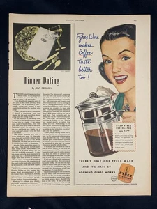 Magazine Ad* - 1948 - Pyrex - Percolator - Mid Century Modern - (#2) - Picture 1 of 1