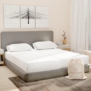 Split King Sheets Sets for Adjustable Bed Cotton, Luxury Sheets, 1000 TC Egyp... - Picture 1 of 7