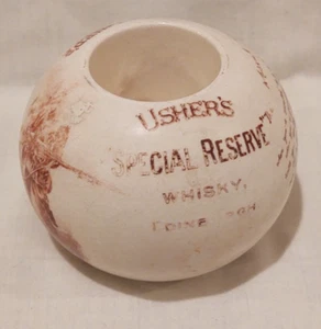 Usher's OVG Whisky Edinburgh PORCELAIN BY RAPHAEL TUCK & SONS Match holder - Picture 1 of 4