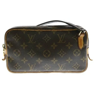 Louis Vuitton Monogram Pochette Marlie Bandoriere Leather Shoulder -Xw - Picture 1 of 6