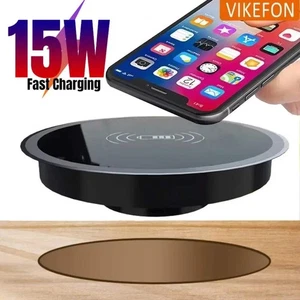 Cargador de escritorio inalámbrico integrado - Carga rápida y segura para iPhone Samsung y otros - Imagen 1 de 16