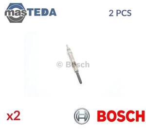 0 250 202 132 ENGINE GLOW PLUGS BOSCH 2PCS NEW OE REPLACEMENT - Picture 1 of 9
