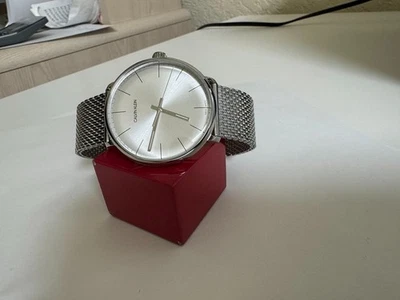 Men's Calvin Klein High Noon watch K8M211   Silver dial mesh bracelet 40mm - Image 1 of 4