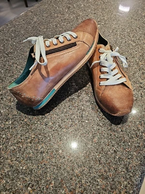 Zapatillas deportivas retro Roan by BED STU de cuero Maudt talla 9,5 marrón para mujer Foto 1 de 4