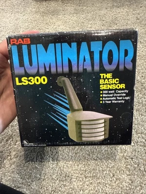 RAB Motion Sensor LS300W 300W Switching Capacity 120V Photo Control Black ? - Image 1 of 4