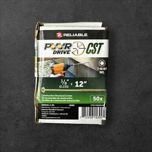 PWR Drive (50 Pack) 3/8-inch x 12-inch CST T-40 Construction Structural Screws - Picture 1 of 3