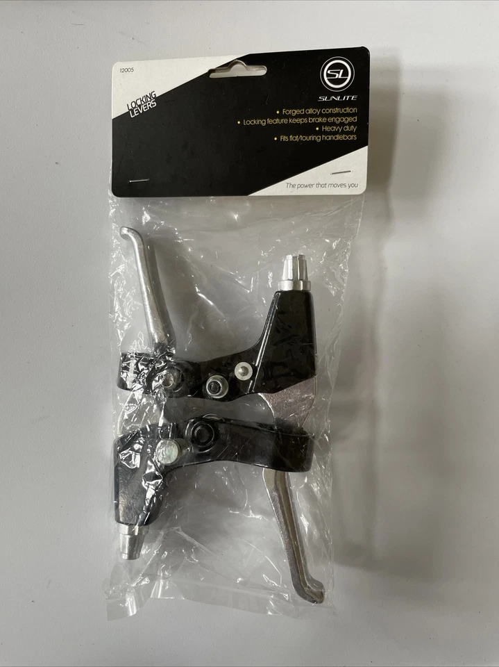 Par de palancas de bloqueo Sunlite negro/plateado Foto 1 de 1