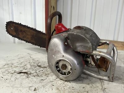 RARA MOTOSIERRA VINTAGE LOMBARD YS4135 CON BARRA - PARA PIEZAS/REPARACIÓN (FFF) Foto 1 de 4