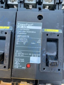 SQUARE D QBP22225TM 2P 225AMP 10KAIC@240V EXCEDENTE - Imagen 1 de 4