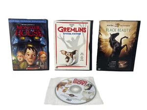 Set Of 4 Childrens’ Movies Monster House Gremlins Good Boy Black Beauty DVDs - Picture 1 of 12