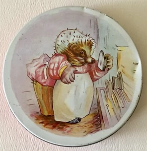 Biscotto ghiacciato vintage Huntley&Palmers bambini latta Beatrix Potter Mrs Tiggywinkle - Foto 1 di 5