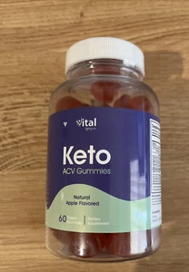 Vital Keto Ketogenic ACV Gummies 60 Gummies-2 per serv EXP 6/2025 NEW - Picture 1 of 4