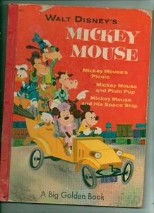 Walt Disney's Mickey Mouse A Big Golden Book vintage 1953 children's book - Imagen 1 de 1