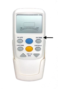 Genuine Hampton Bay Fan Remote Control - CHQ8BT7096T or CHQ7096T With Fan Timer - Picture 1 of 1