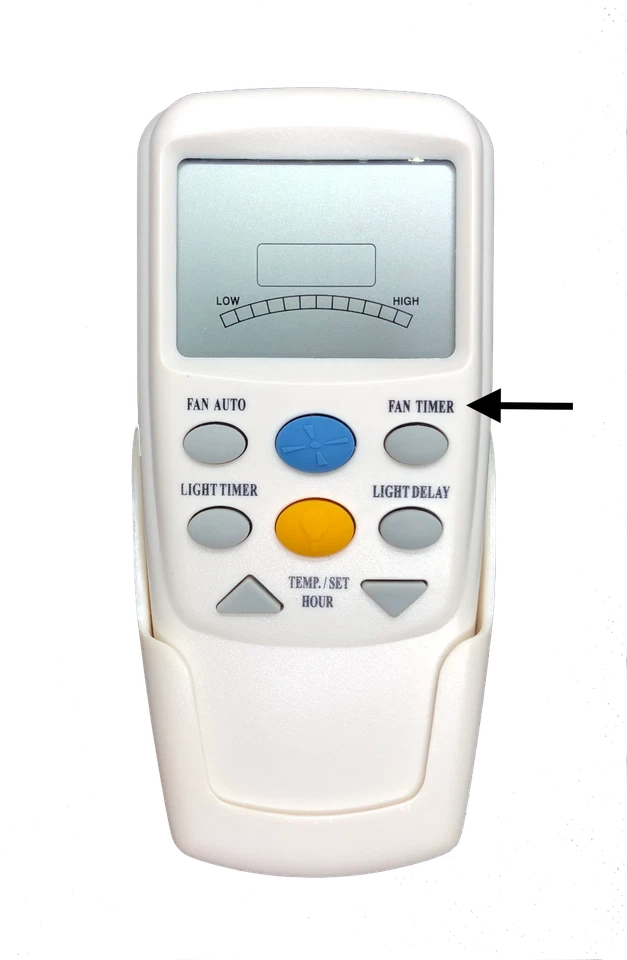 Genuine Hampton Bay Fan Remote Control - CHQ8BT7096T or CHQ7096T With Fan Timer - Image 1 of 1