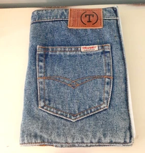 Vintage Thriftys Bluenotes Jeanswear denim jean 9" x 6" Notebook Journal Cover - Picture 1 of 10