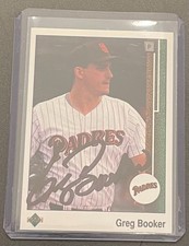 1989 Greg Booker Autographed Upper Deck Card #641