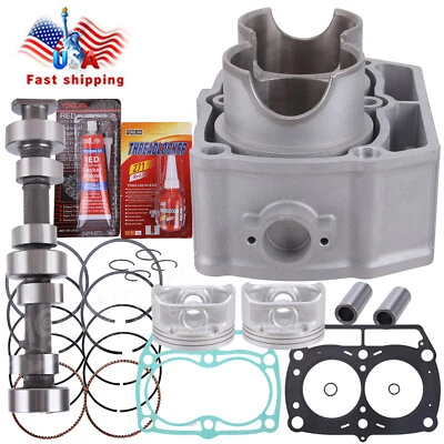 For Polaris RZR Ranger 800 Engine Rebuild Kit & Camshaft Cylinder Piston Gasket - Image 1 of 4