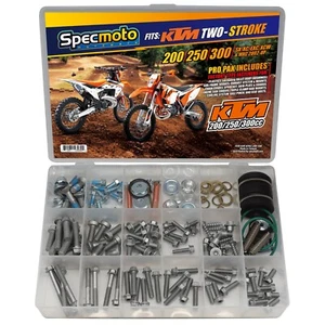 BOLT KIT 200 250 300 SX XC EXC XCW MXC KTM 02-CUR PLASTICS ENGINE EXHAUST FRAME - Picture 1 of 2