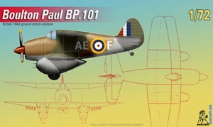 Unicraft Models 1/72 BOULTON PAUL BP.101 British Ground Attack Plane Project - Picture 1 of 6