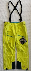North Face $399 W Gore-Tex Pro Summit Series Zero Mountain Pants -Yellow- XL/Reg - Picture 1 of 24