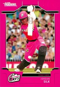2020 2021 SYDNEY SIXERS BBL Cricket Card JORDAN SILK Traders - Picture 1 of 2