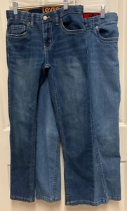 LOT of 2 Boys Levi's 510 Skinny Blue Stretch Denim Jeans (Size 12) - Picture 1 of 6