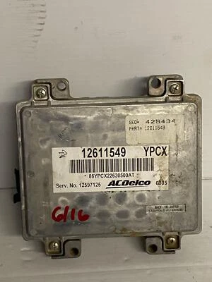Chevrolet Malibu 2007-2012 módulo informático motor cobalto 12611549 YPCX ECM PCU Foto 1 de 4