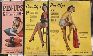 Pin Ups 36 (12x3) Gorgeous Glamour Girls by Elvgren 1946 All 3 Series! - Picture 1 of 1