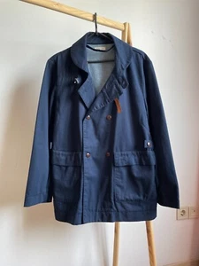 Folk Double Breasted Round Collar Work Jacket Size 4 - Picture 1 of 10