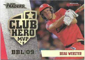 2020 / 21 CA Cricket Traders Club Heroes (CH07) Beau WEBSTER Renegades - Picture 1 of 1