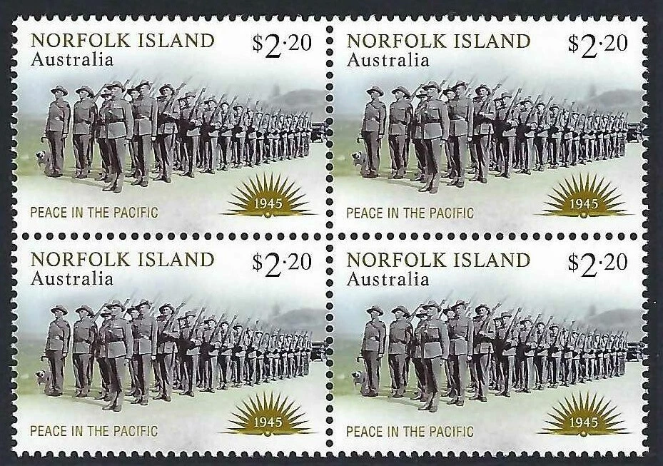 Isla Norfolk SG#1308 2020 Paz en el Pacífico bloque de 4 como nuevo MUH MNH Foto 1 de 1