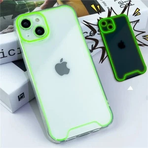 Funda blanda de silicona luminosa con luz nocturna para iPhone 14 - Imagen 1 de 3