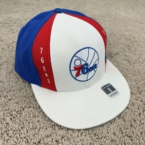 Philadelphia 76ers Hat Reebok Fitted 8 Hardwood Classics White Team Logo Vtg Cap - Picture 1 of 7