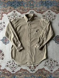 Vintage 90s Polo Bear Ralph Lauren Corduroy / Velvet Shirt SIZE S - Picture 1 of 7