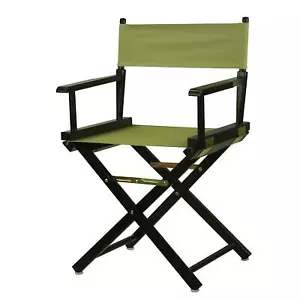 Casual Home 18 Director's Chair Black Frame With Olive Canvas - Picture 1 of 6