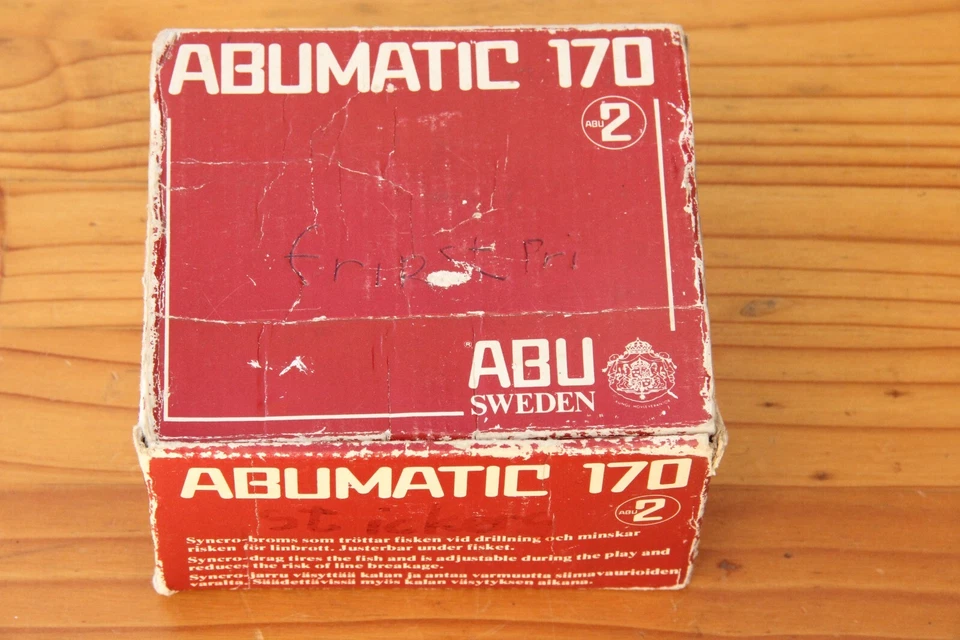 CARRETE DE PESCA ABUMATIC 170 VINTAGE EN CAJA Foto 1 de 4