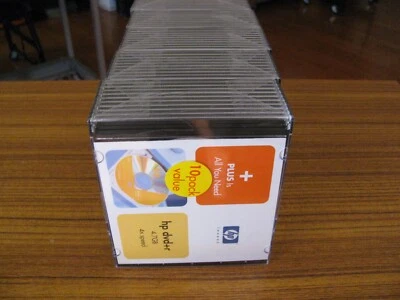 50 HP 8X & 4X Blank DVD+R Disc/w Case Unopen Brand New Condition - Image 1 of 4