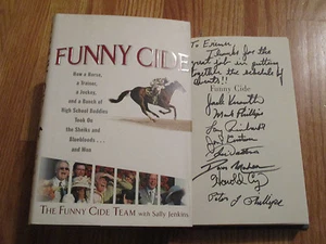 JACKSON KNOWLTON plus 7 Team of Buddies signed FUNNY CIDE Book COA - Picture 1 of 2