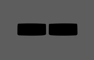 Renault 5 GT Turbo (Gen 2) CLEAR Fog Lights Stone Chip Guard Protection Film Set - Picture 1 of 2
