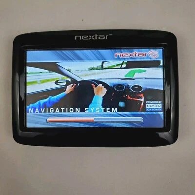 NEXTAR Q4-02 Q4 Automotive Satellite Navigation System GPS MP3 Player, Works - Image 1 of 4