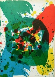 WALASSE TING mounted ltd original lithograph 14 x 11" 1963 COBRA interest WT01R - Picture 1 of 3