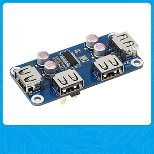 4Way USB2.0 Expansion Board+HUB HAT(B) Housing Screws For Raspberry Pi Zero 2W - Afbeelding 1 van 13