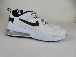 Nike Air Max 270 React Mens 15 Shoes White Black CT1264-102 Running Sneaker Gym - Picture 1 of 12