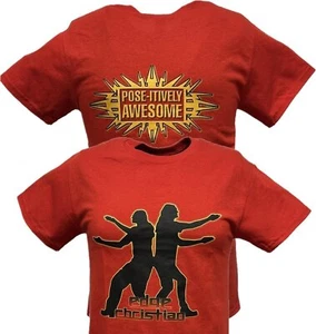 Edge Christian Pose-itively Awesome Red T-shirt - Picture 1 of 6