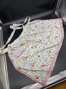 VTG Farmhouse Pattern Half Apron - Picture 1 of 6