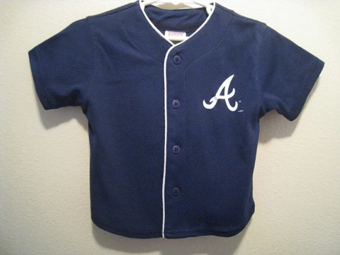 Winning Teee’s Atlanta Braves #10 CHIPPER JONES Blue Youth Jersey (Toddler 3T) Cover