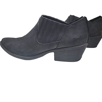 Botas de Vaquero del Oeste Blowfish Malibu Veganas al Tobillo Talla 9.5 Shooties B130 Negras Foto 1 de 4